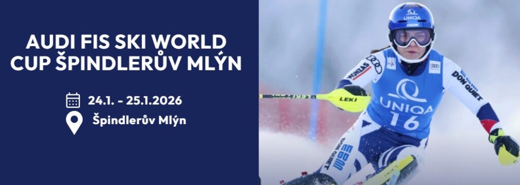 24.1. až 25.1.2026 - Světový pohár v alpském lyžování ve Špindlerově mlýně AUDI FIS SKI WORLD CUP ŠPINDLERŮV MLÝN - Apartmán špindlerův mlýn